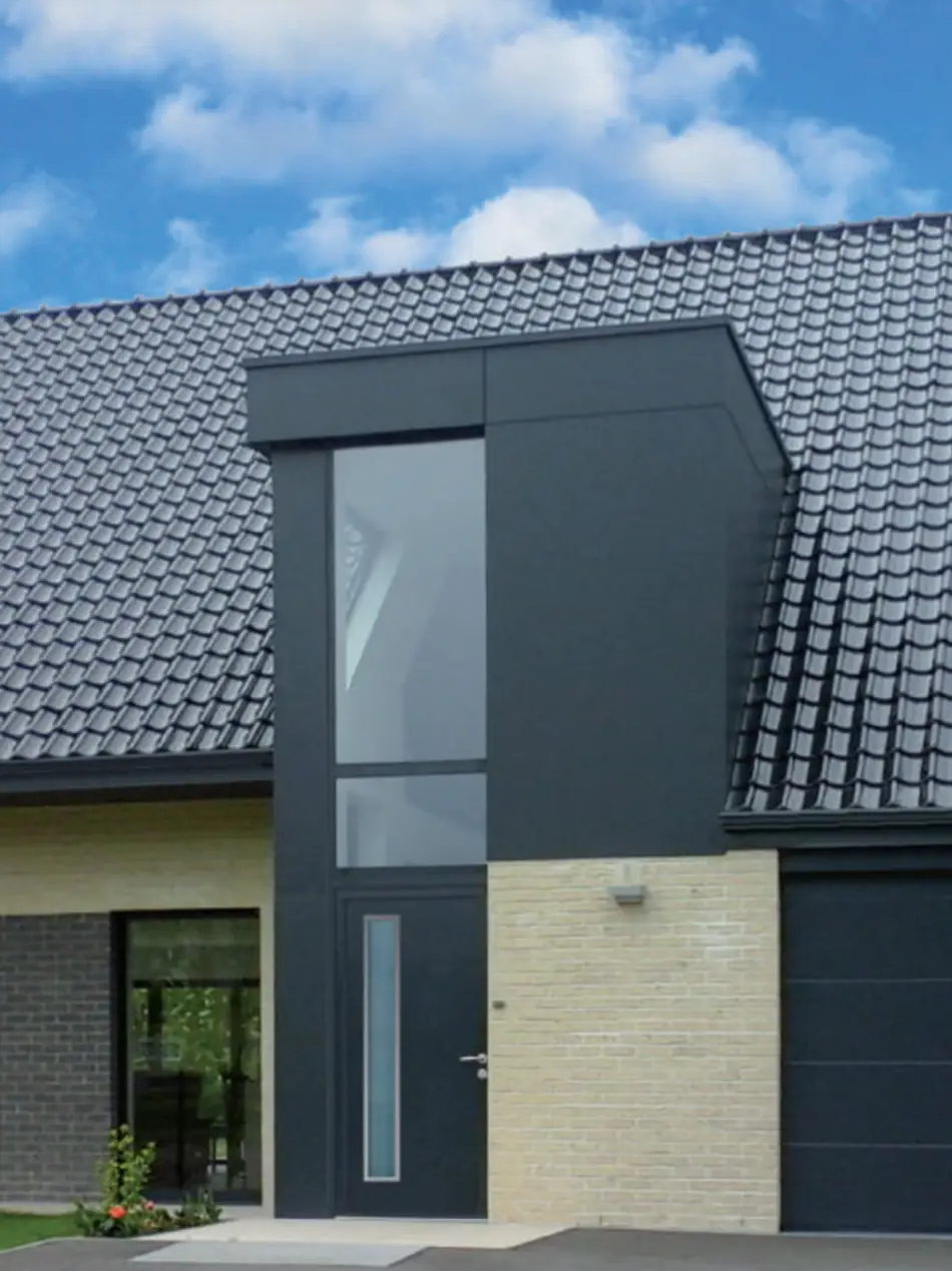 Portes d'entrée aluminium Collection Les Contemporains