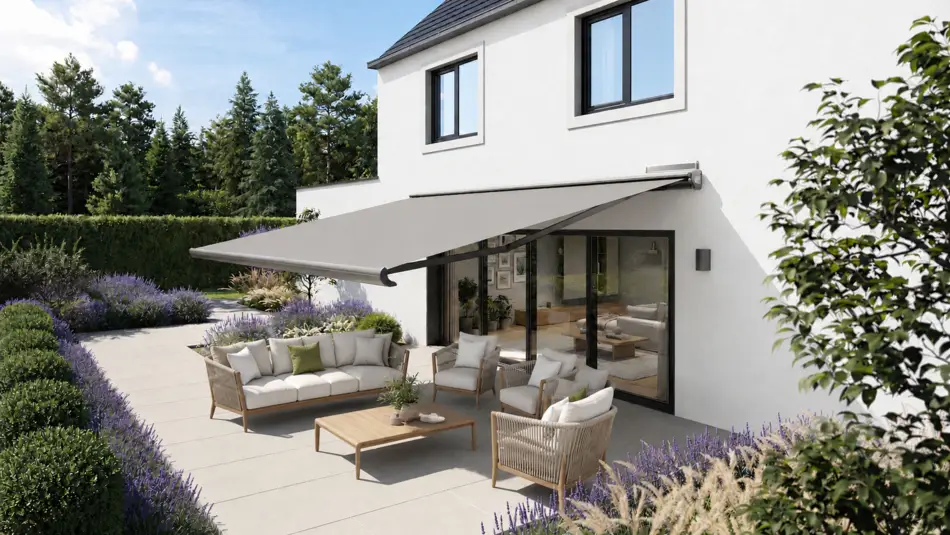 Store banne solaire Corfou Sunpowered