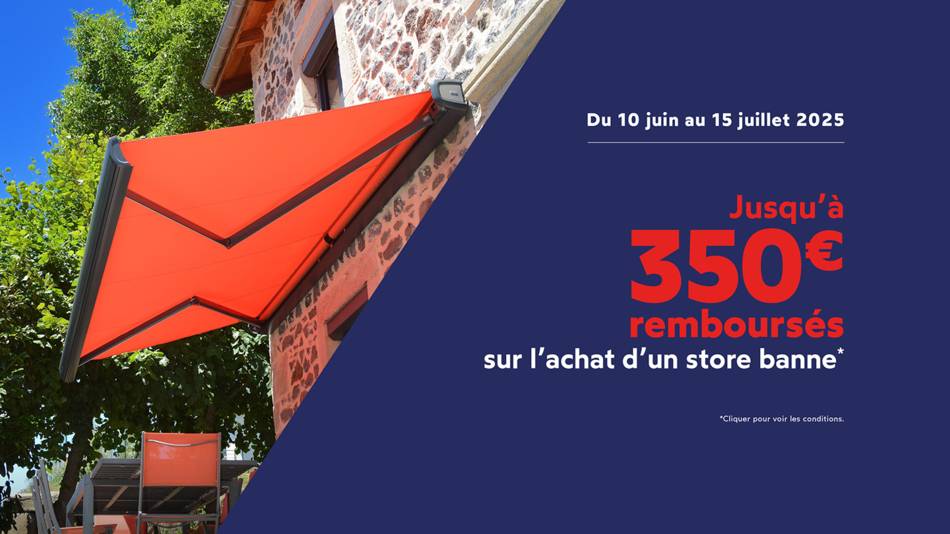 Du 10 juin au 15 juillet 2025, Fraîcheur & ombrage, Promo sans nuages !