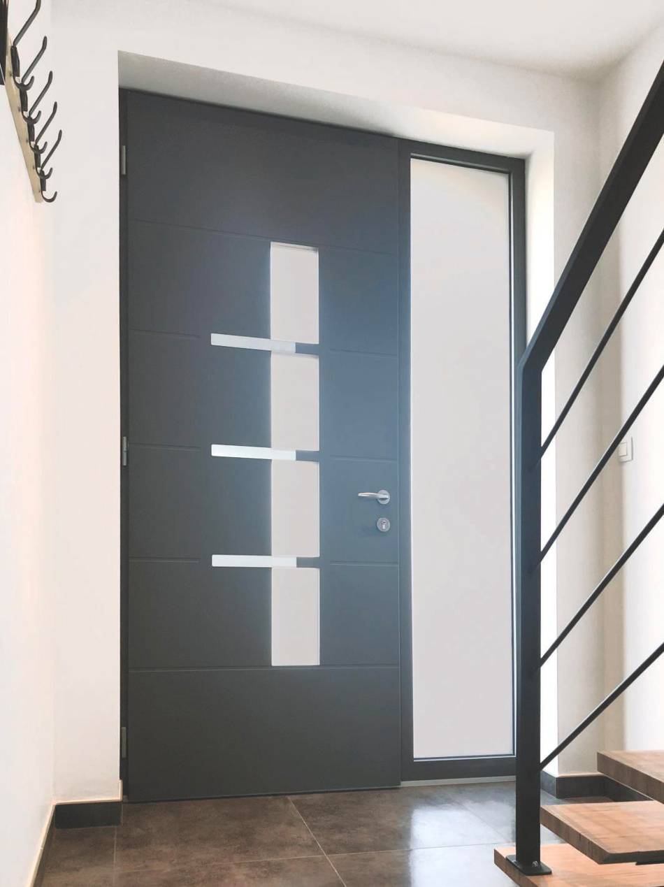 Portes d'entrée aluminium Collection Sillage Evolution