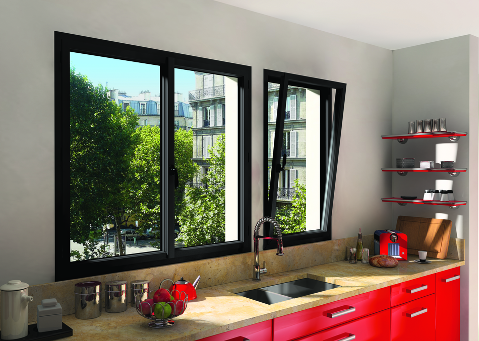 Fenêtre à ouvrant caché aluminium