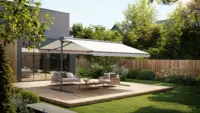 Store double pente solaire Plaza 2 Sunpowered