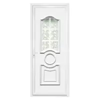 Porte d'entrée en PVC Cigogne