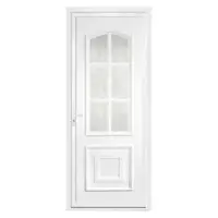 Porte d'entrée en PVC Tétéma