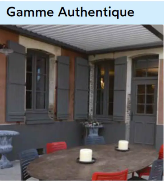 Volets battants bois AUTHENTIQUE