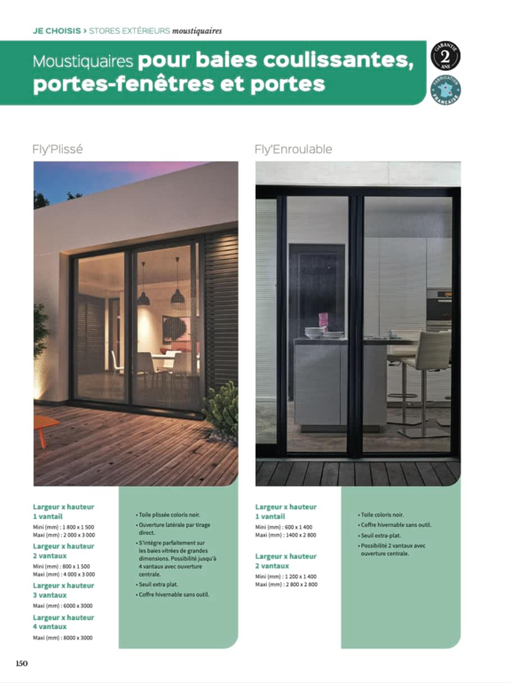 Moustiquaire Fly'Roll latérale