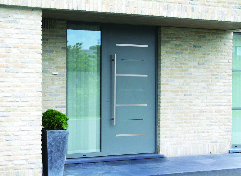 Porte d'entrée en aluminium Sillage Evolution