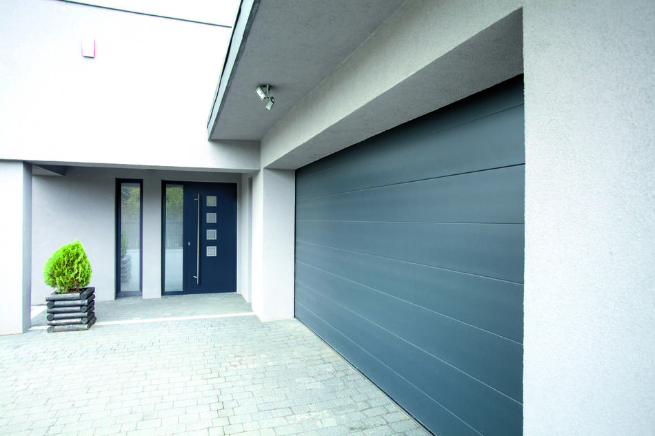 Porte d'entrée en aluminium Lumière