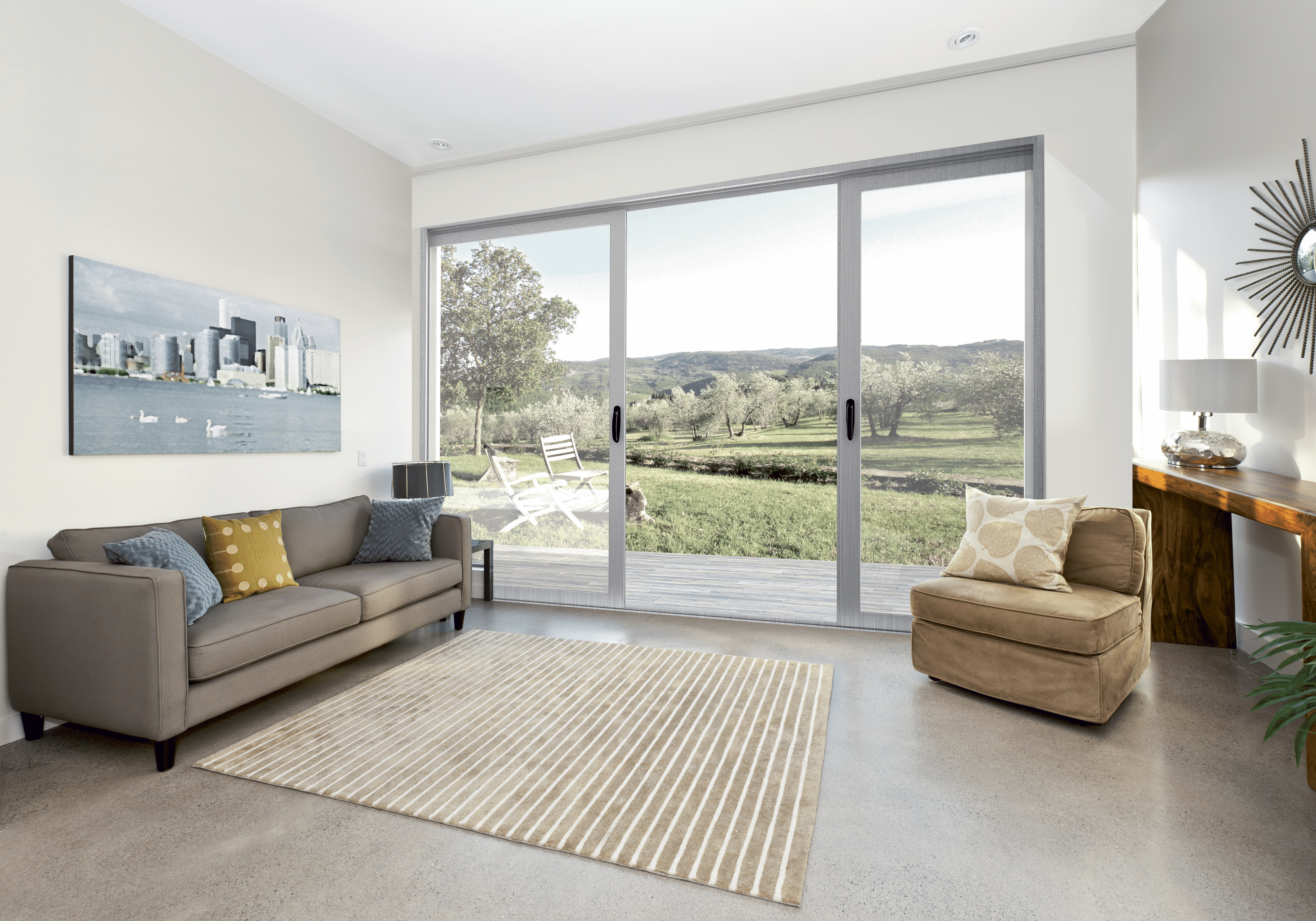 Baie Coulissante Gliss Alu Premium A Galandage Baies Vitrees Alu Storistes De France